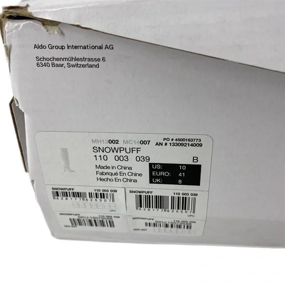 Aldo White Snowpuff Quilted Heeled Boots - Picture 10 of 10